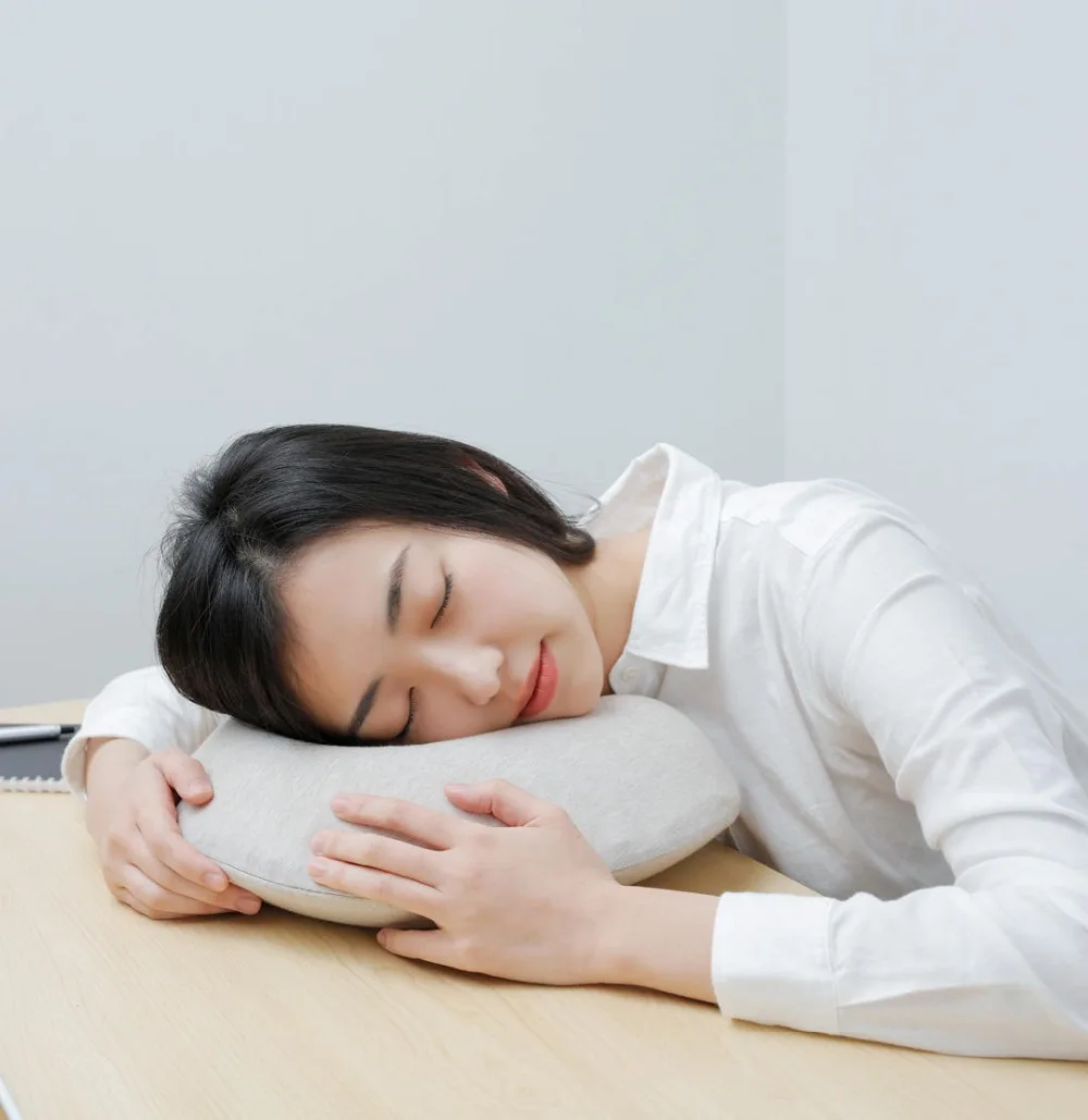 Xiaomi Mijia 8H U Shape Memory Foam Neck Protective Pillow Antibacterial Portable Cushion Lunch Break Pillows for Office Flight (4)