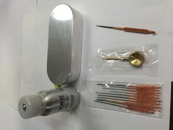 

full set of acupuncture massage needles fire needle box locator and alcohol burner