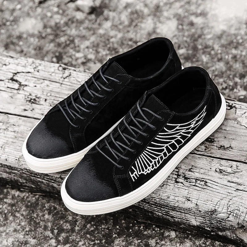 

2018 New Arrival Hot Style Men sports trend retro men' s shoes twist British style plate shoes Men Sneakers Outdoor Sports shoes