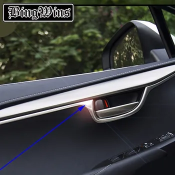 

4Pcs Car Door Handle Bowl panel Cover Interior outside handle Decoration Trim For LEXUS NX200t NX300h outside handle covers trim