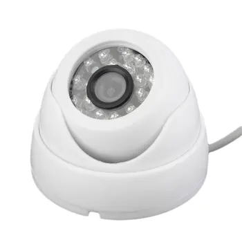 

Outdoor CCTV Fake Simulation Dummy Camera Home Surveillance Security Dome Mini Camera Flashing LED Light Fake Camera Black