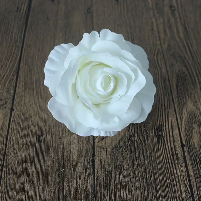 Artificial Rose Flower Head Handmade Home Decoration DIY Event Party Supplies for Wedding Decor Flores (10)