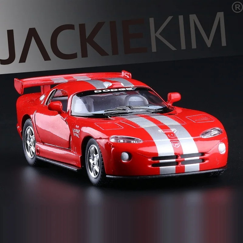 

High Simulation Exquisite Diecasts&Toy Vehicles KiNSMART Car Styling Dodge Viper GTS-R Supercar 1:36 Alloy Diecast Model Toy Car