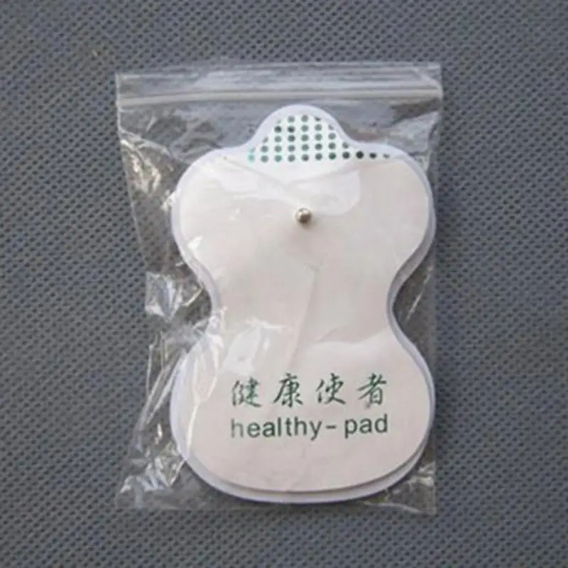 10pcs White Electrode Pads Digital Meridian instrument Acupuncture Therapy Machine Relaxation Connector for Slimming Massager C3