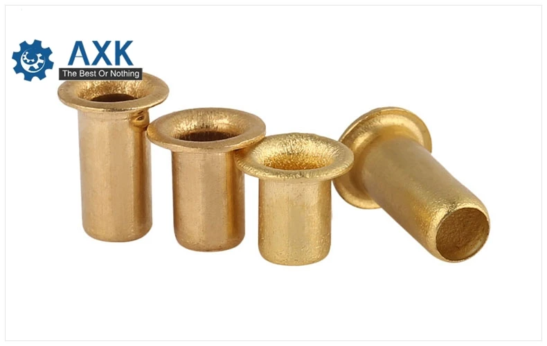 Copper Hollow Rivet Nuts