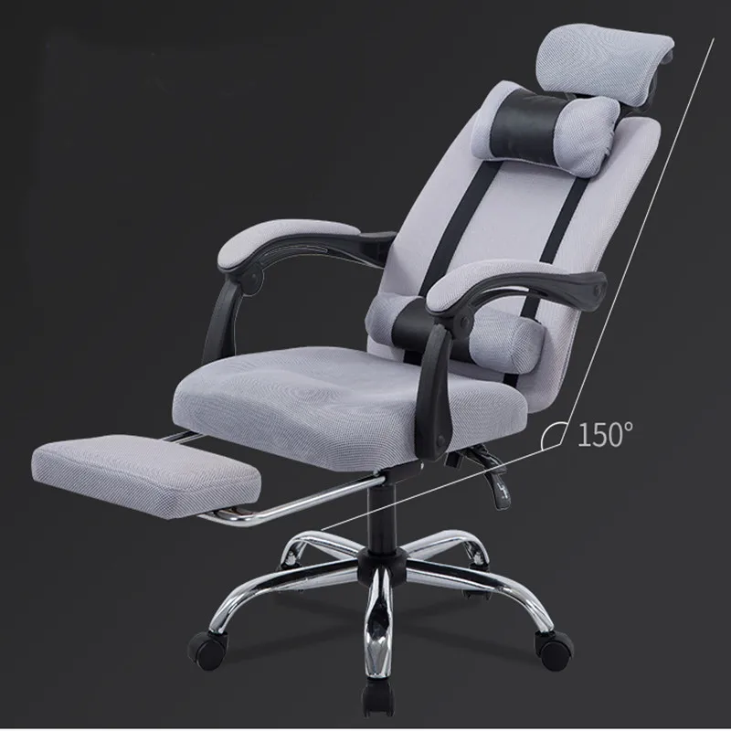 Lounge Chair Sofas Office Boss Chair With Wheels Ergonomic Computer Gaming Chair Internet Cafe Seat