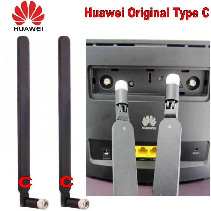 Оригинальная Черная внешняя антенна для Huawei Type C 4G LTE B593 b890 B525 b715 B535 B818|Антенны