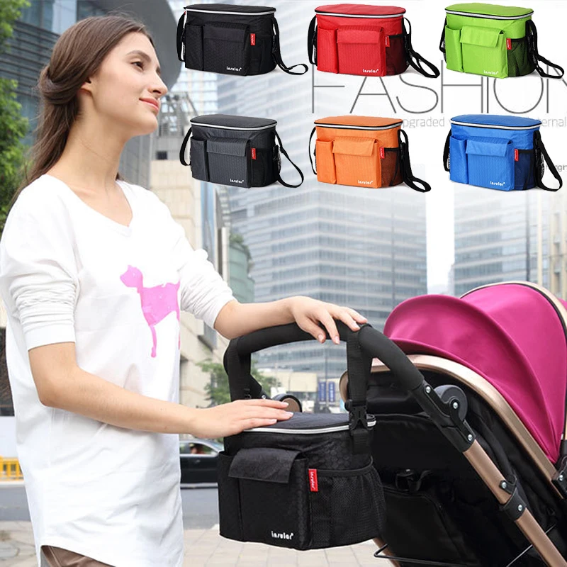 Baby Stroller Baby Diaper Bag for Thermal Insulation Mummy Mother Nappy