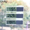 Mini estación meteorológica Digital para coche, termómetro, termostato, temporizador, reloj, instrumento con Sensor de temperatura, medidor de tipo de pared, pantalla LCD ► Foto 1/6