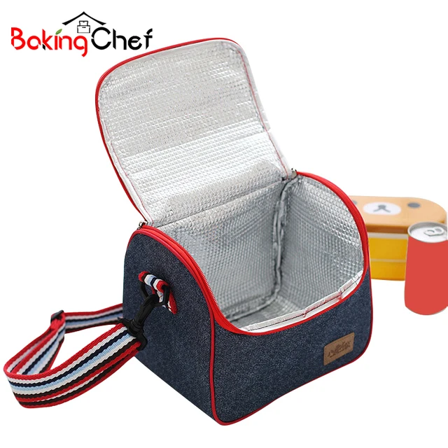 BAKINGCHEF Portable Outdoor Picnic Storage Bag Travel Food Insulated Thermal Cases Organizer Accessories Supplies Stuff Products