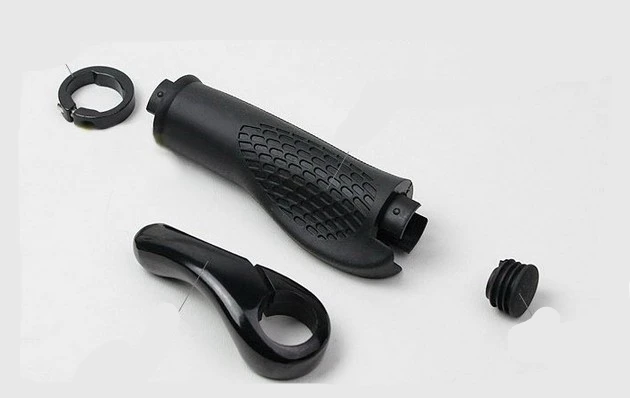 WEST BIKING MTB Bike Bicycle Cycling Handle Bar Grips Ergonomic Aluminum Rubber Horns Bicycle Handlebar Grips Bike Accessories