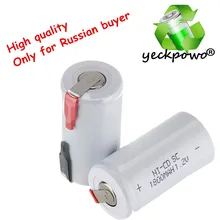 Правда емкость! 35 шт. батарея subc SC nicd аккумуляторная батарея мощность bannk 1.2 В accumulaotor 1800 мАч замены батареи
