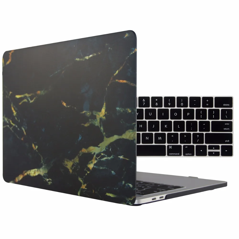 RYGOU чехол с мраморной текстурой для Apple Macbook Air Pro retina 11 12 13 15 дюймов для Mac book Pro 13 15 A1706 A1707 A1708 чехол