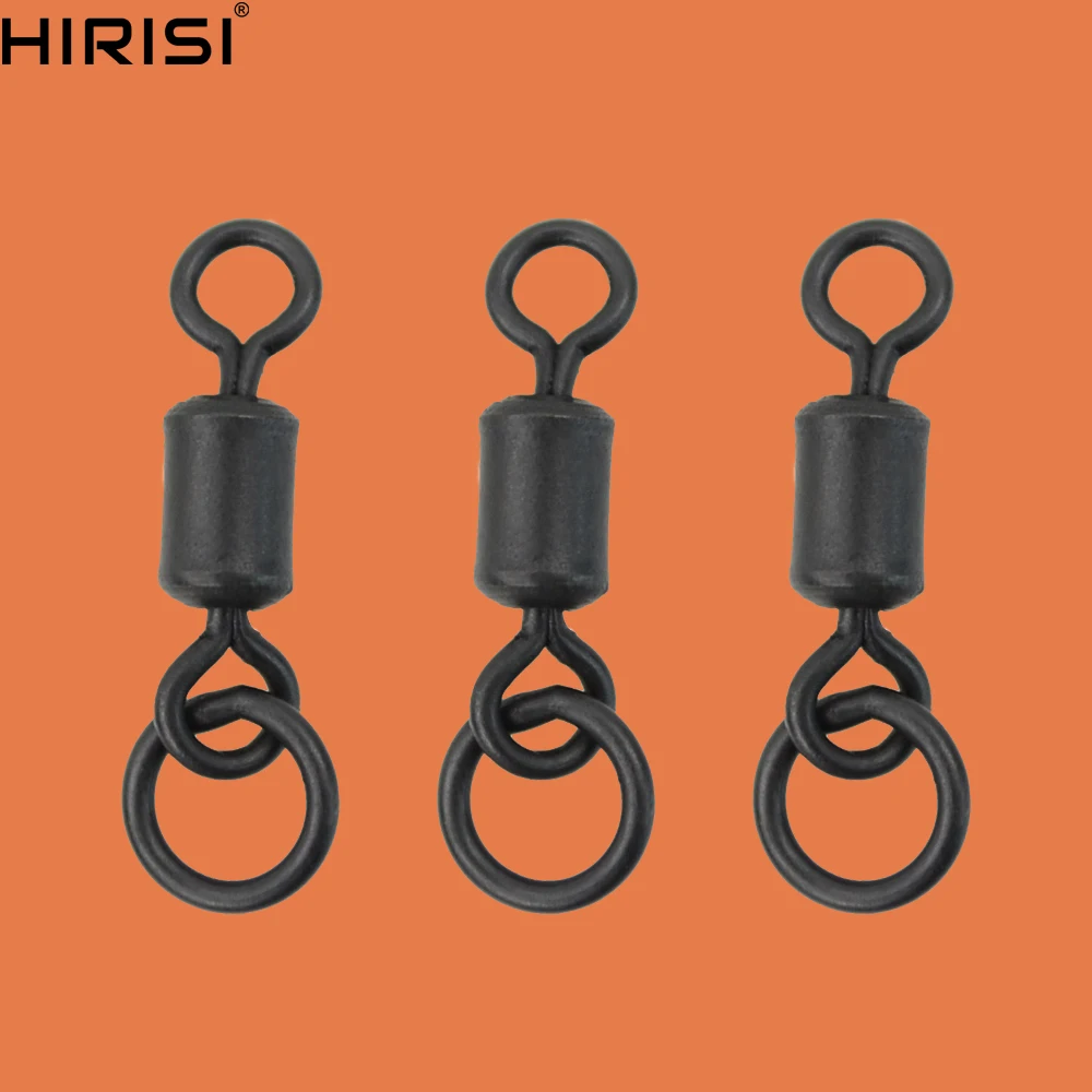 Carp Fishing Swivel for Chod Rig Link with Solid Ring Terminal Tackle Snap Swivels Accessories | Спорт и развлечения