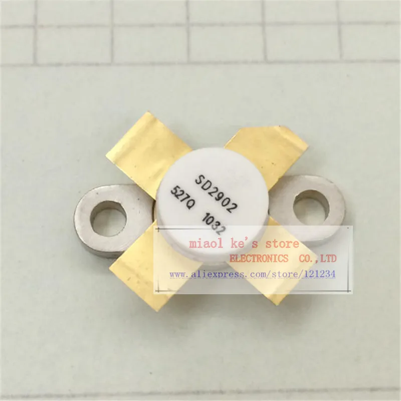 

100% оригинал: SD2902 sd2902 [RF Mosfet N-канал 28V 25mA 400MHz 13.5dB 15W M113]-высококачественный оригинальный транзистор