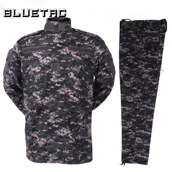 Военный камуфляж тактический костюм для мужчин охотничья Боевая полевая Униформа куртка рубашка и брюки с поясом Для Стрельбы Охота Военная игра армия - Цвет: City Camo