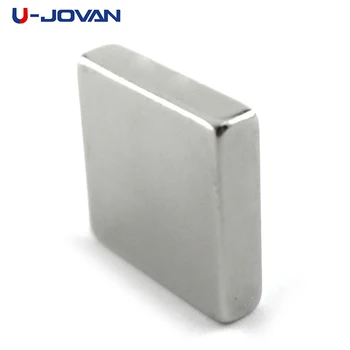 

U-JOVAN 5pcs 20 x 20 x 5mm N35 Super Strong Powerful Neodymium Magnets Block Cuboid Rare Earth Fridge Magnet