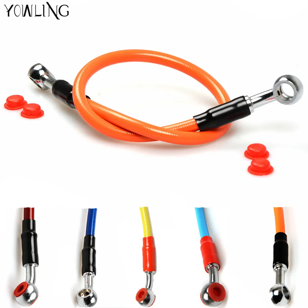 Stainless Steel brake hose cable hydroline forfluid for trial dirt pitbike bike motorcycle CRF YZ WR EXC 230 250 300 400 426 450