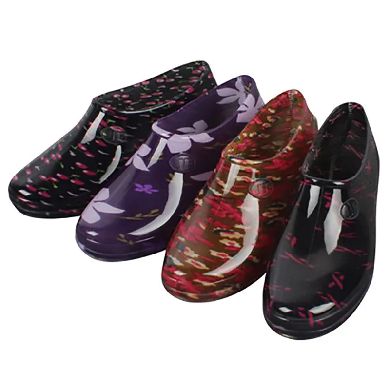 Aleafalling/непромокаемые сапоги; Женская обувь в британском стиле на платформе; водонепроницаемые мотоботы на плоской подошве; всесезонные садовые ботильоны; обувь для девочек; W062