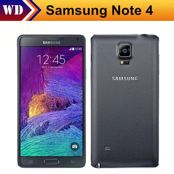 

Unlocked Original Samsung Galaxy Note 4 N910F N910A N910P Android 4.4 5.7 Inch 3GB 16MP FDD LTE 16.0MP Mobile Phone