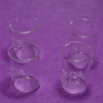

10mL Glass Beaker,4pcs/lot,Low Form Beaker,Quality Item,Lab Glassware