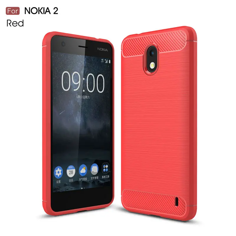 Противоударный кожаный чехол для Nokia 2 Nokia2 TA 1029 1035 задняя крышка телефона 3 тонкий