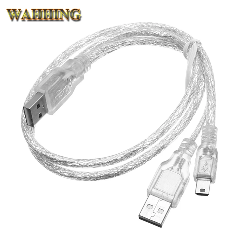 Кабель питания со штекером USB на штекер + 5-контактный кабель хоста OTG Mini