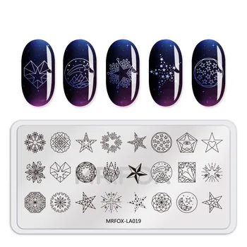 

DIY Mix Design Nail Art Stamping Plates Love Star DIY Nails Image Stamp Plates Manicure Template Nail Painting Tools
