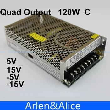 

120W C Quad output 5V 15V -5 -15v Switching power supply AC to DC SMPS