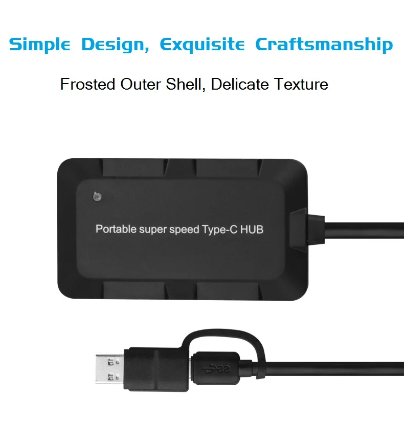 USB3.0 Тип-C 2 в 1 USB HUB 4-Порты и разъёмы 5 Гбит/с супер Скорость Micro Зарядка через usb OTG адаптер для ПК ноутбук Mac книга Xiaomi GALAXY S8