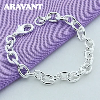

Hot Sale Silver 925 Charm Bracelet For Women Men High Quality Jewelry