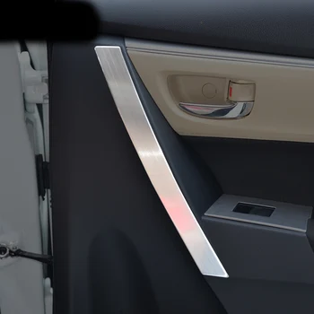

2pcs for Corolla 2014-2017 rear door Handrail trim sticker