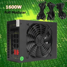 1600W Modular Mining Power Supply GPU For Bitcoin Miner Eth Rig S7 S9 L3+ D3 High Quality computer Power Supply For BTC