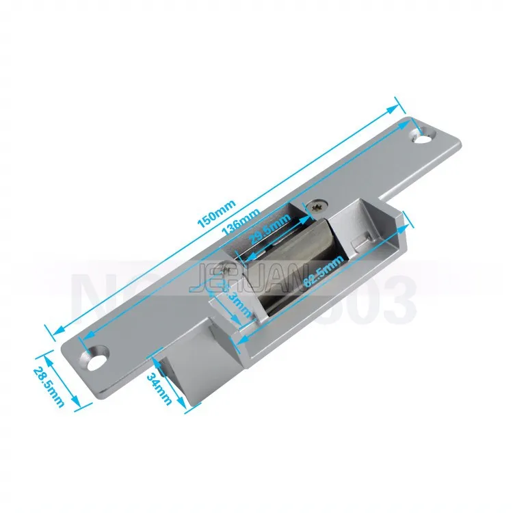 JERUAN Новый DIY Водонепроницаемый Rfid дверца Управление комплект с электрическим замок Удар + 10 keyfob карты в наличии бесплатная доставка