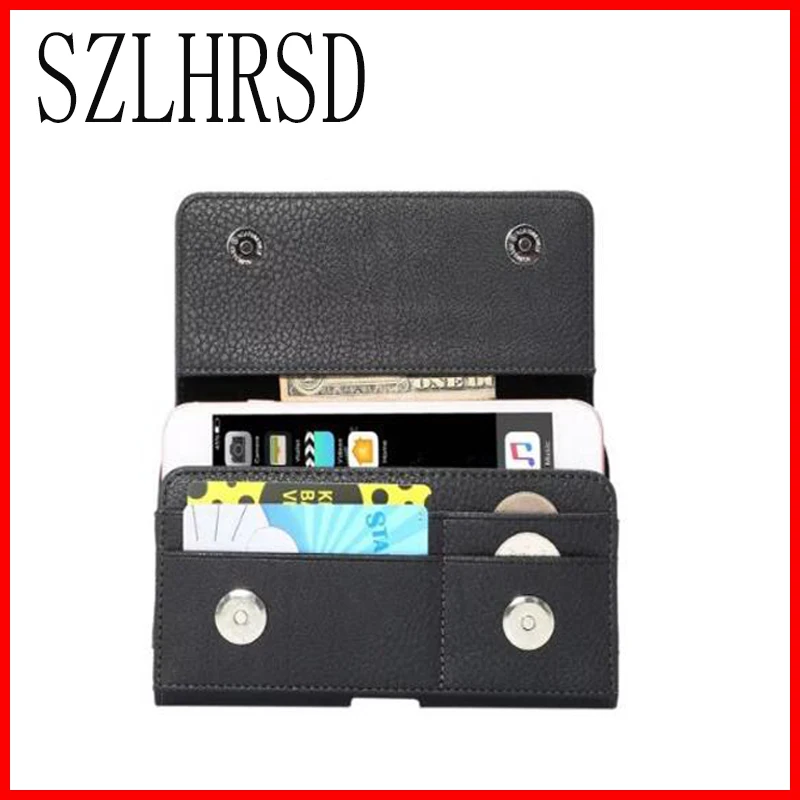 Copertura Della Custodia Per Armi Per Huawei Honor 6A Uomini Cintura Custodia In Pelle Clip Vita Sacchetto Del Telefono Della Copertura Per Zte Blade 