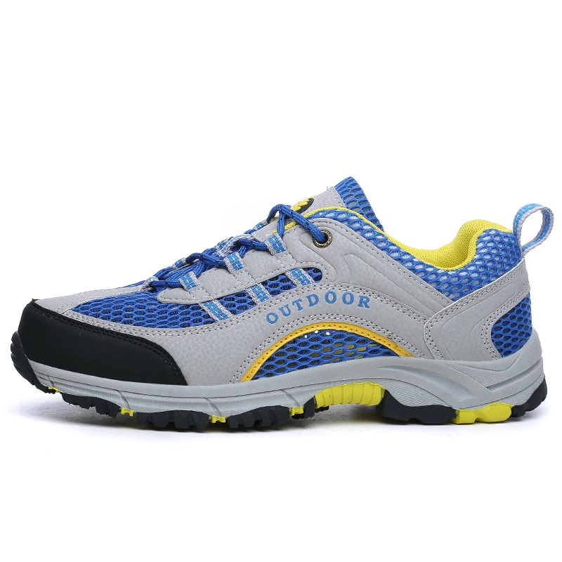 

Sneakers Hiking Shoes Men Outdoor Large Size Trekking Shoes Waterproof Tourism Camping Sports Hunting Shoes Lace Up Summer 2019