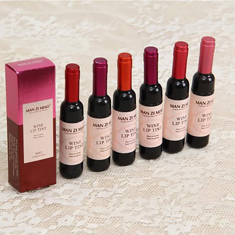 1Pcs Wine Bottle Matte Lipstick Lips Gloss Waterproof Long Lasting Matte Liquid Easy to Wear Non-stick Lipgloss 1Pcs Wine Bottle Matte Lipstick Lips Gloss Waterproof Long Lasting Matte Liquid Easy to Wear Non-stick Lipgloss