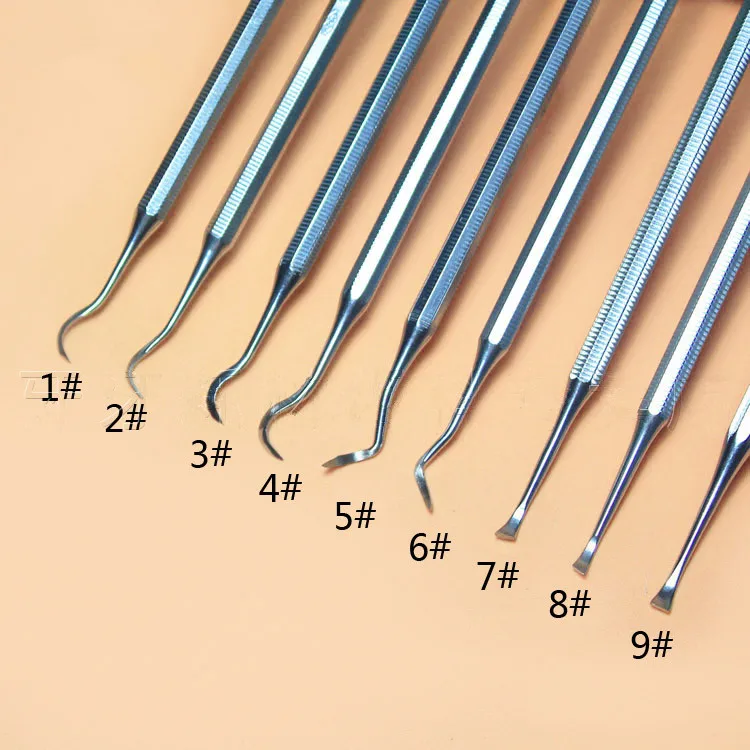 9pcs/set Manual scaling of cleaning teeth Removal of calculus oral
