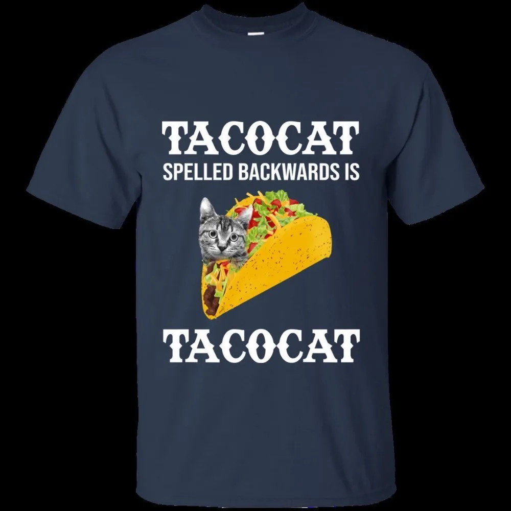 Забавные футболки Tacocat с рисунком кота для мужчин и женщин 2019 Мужская футболка
