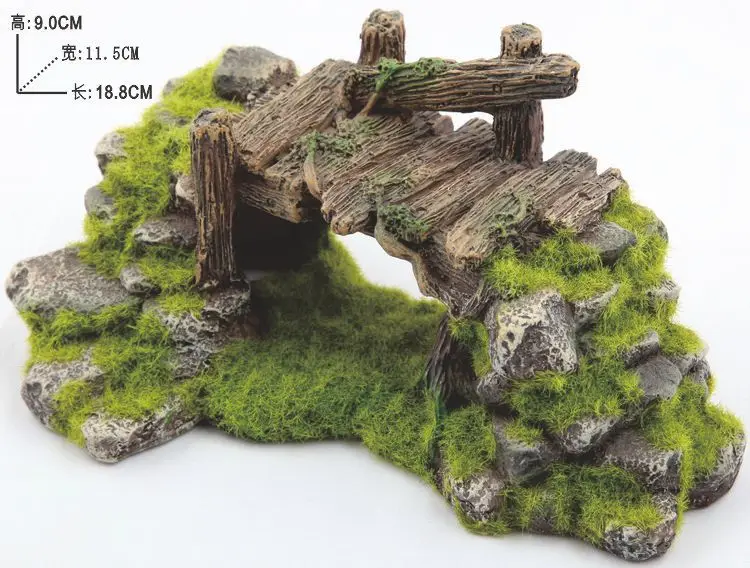 Aquarium Rock Decor Resin Stone Fish Tank Decoration Hiding Landscaping