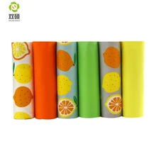 Shuanshuo Новая серия фруктов саржевая хлопковая ткань, Лоскутная Ткань, DIY шитье стеганое жир четверти материал для ребенка и ребенка 6 шт./лот