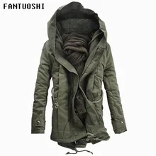 2018 New Men Padded Parka Cotton Coat Winter Hooded Jacket Mens Fashion large size Coat Thick Warm Parkas Black army green 6XL 2018 New Men Padded Parka Cotton Coat Winter Hooded Jacket Mens Fashion large size Coat Thick Warm Parkas Black army green 6XL