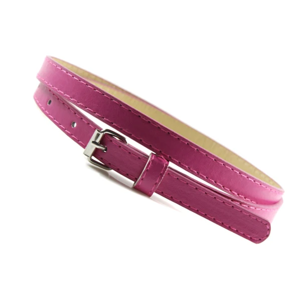 

Womens Fashion Faux Leather Thin Skinny Waistband Adjustable Belt New