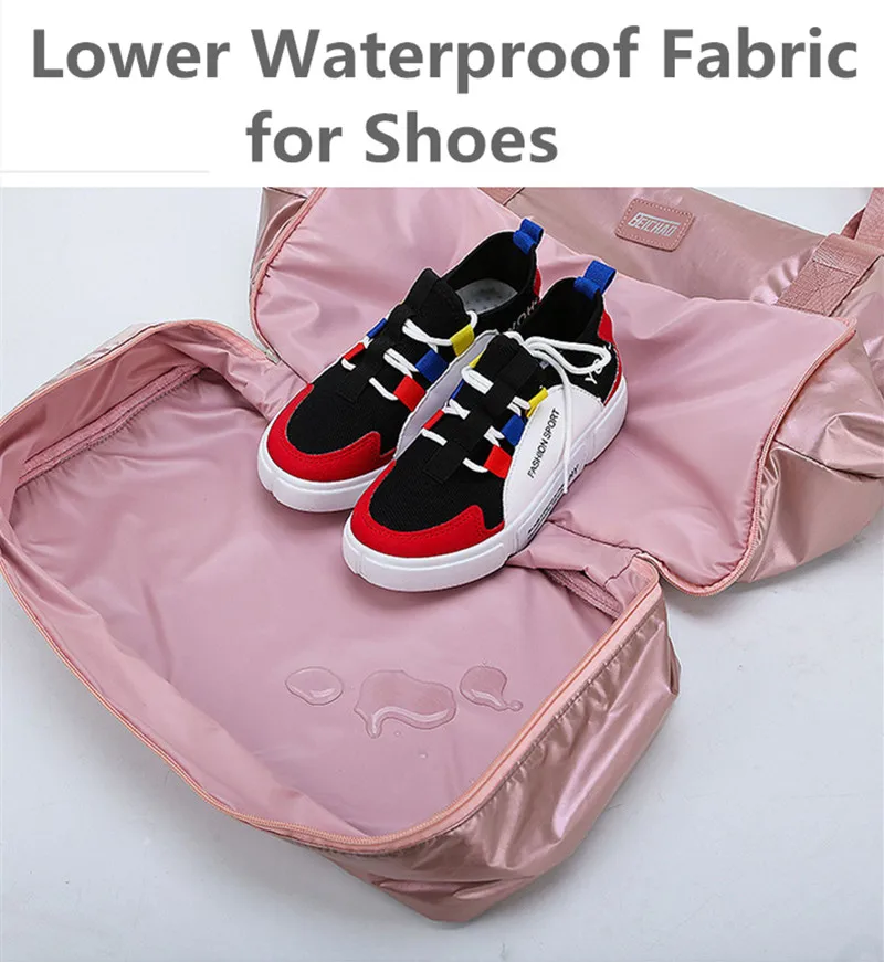 Outdoor Gym Hand Bag for Women Waterproof Anti-Scratch Tote Gym Handbag Female Travel Hand Bag (14)