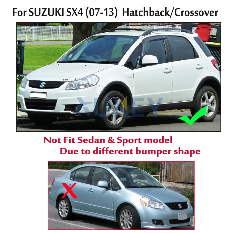 OE стиль автомобиля Брызговики для Suzuki SX4 хэтчбек кроссовер 2007 2008 2009 201 2011 2012 2013 Брызговики брызговик