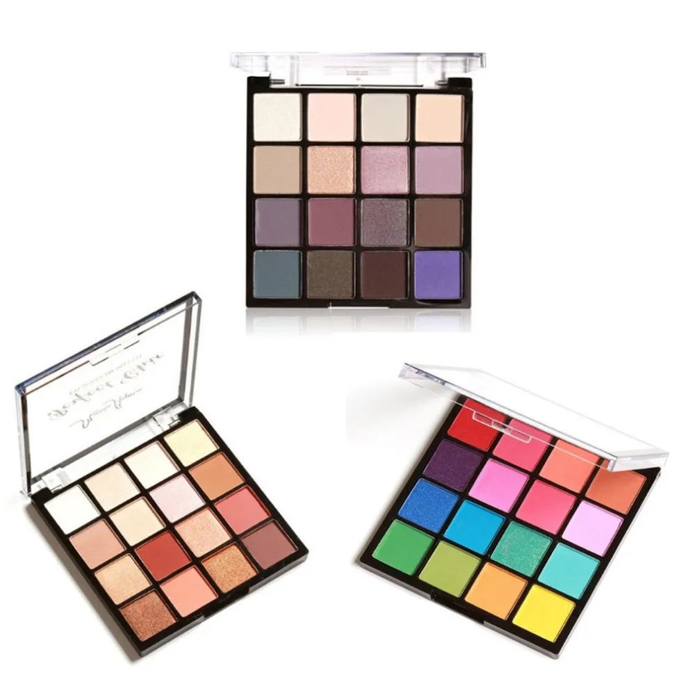 16 Colors/SET Professional Women Eye Shadow Makeup Cosmetic Powder Waterproof Long Lasting Smoky Eyeshadow Palette Makeup Tool 16 Colors/SET Professional Women Eye Shadow Makeup Cosmetic Powder Waterproof Long Lasting Smoky Eyeshadow Palette Makeup Tool