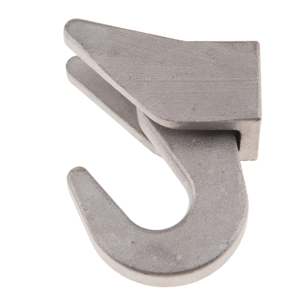 1 Pcs 2.28 Inch Hanging Hook Stainless Steel Tow Crane Lift Lifting Rigging Cargo Hook For UTV/ATV Winch Hoist Sling Winch Etc