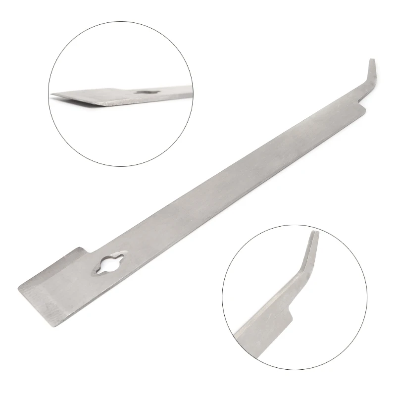 

Beekeeper J Shape Hive Beekeeping Bee Hook Equip Stainless Steel Scraper Tools