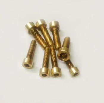 

M3 Brass Allen Screws Socket Cap Cylindrical Head Screw Hex Bolt Hexagon H62 Bolts 6mm-35mm Length