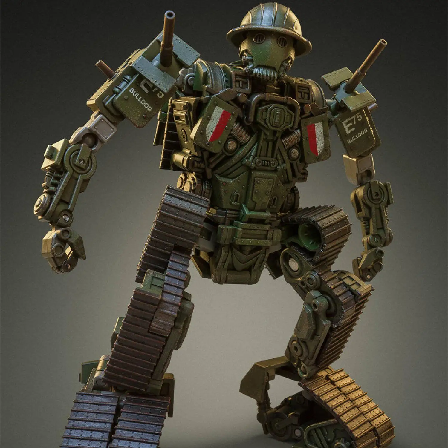 Toyworld TW-FS01 Bulldog SS Proportion Alloy Old Coating PVC Action Figure Toy